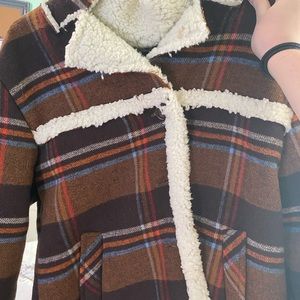 Maurice’s. Fuzzy coat. Size large